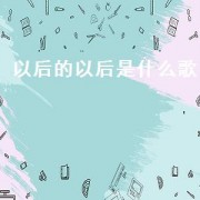 以后的以后是什么歌（以后的以后是哪年的歌）