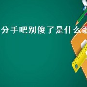 分手吧别傻了是什么歌