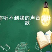 你听不到我的声音是什么歌（听不到你的声音歌名叫什么）