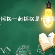 摇摆一起摇摆是什么歌