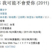 如何评价台剧《我可能不会爱你》？
