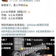 邓紫棋新歌被指内涵华晨宇，歌词惊现男方口头禅，称对方谎言太完美