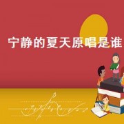 宁静的夏天原唱是谁